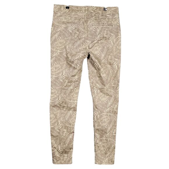 DEMOCRACY Tropical Palm Leaf AB TECHNOLOGY B1565SNX2 Skinny Pants SIZE 10 - Picture 2 of 11
